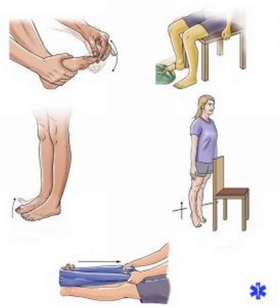 Упражнения для восстановления работоспособности пальцев ноги после перелома